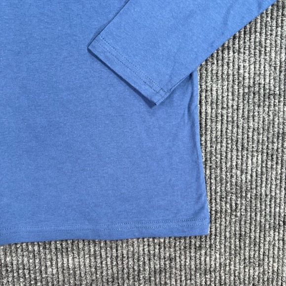 Tommy Hilfiger Shirt Youth Large Blue Long Sleeve Crew Casual School New - Picture 5 of 13